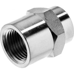 USA Sealing - 1/2 x 1/8" Galvanized Steel Pipe Reducing Hex Coupling - Apex Tool & Supply