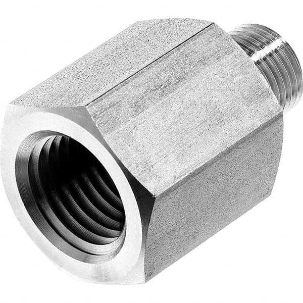 USA Sealing - 3/8 x 1/4" 316 Stainless Steel Pipe Reducing Adapter - Apex Tool & Supply
