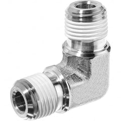 USA Sealing - 1/8" 316 Stainless Steel Pipe 90° Male Elbow - Apex Tool & Supply