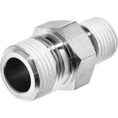 USA Sealing - 3/8 x 1/8" Galvanized Steel Pipe Reducing Hex Nipple - Apex Tool & Supply