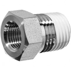 USA Sealing - 3/8 x 1/8" Galvanized Steel Pipe Hex Bushing - Apex Tool & Supply