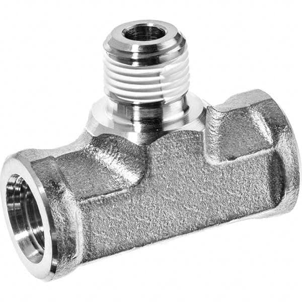 USA Sealing - 3/8" 316 Stainless Steel Pipe Branch Tee - Apex Tool & Supply