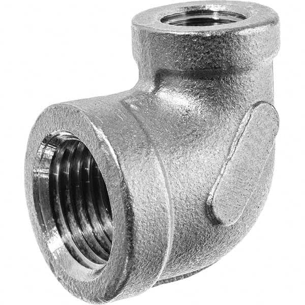 USA Sealing - 1-1/2 x 1" 304 Stainless Steel Pipe 90° Reducing Elbow - Apex Tool & Supply
