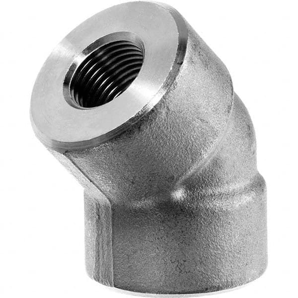 USA Sealing - 1/2" 304 Stainless Steel Pipe 45° Elbow - Apex Tool & Supply