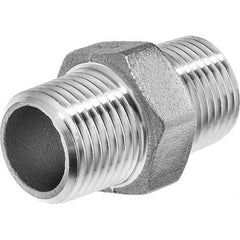 USA Sealing - 2" 304 Stainless Steel Pipe Hex Nipple - Apex Tool & Supply