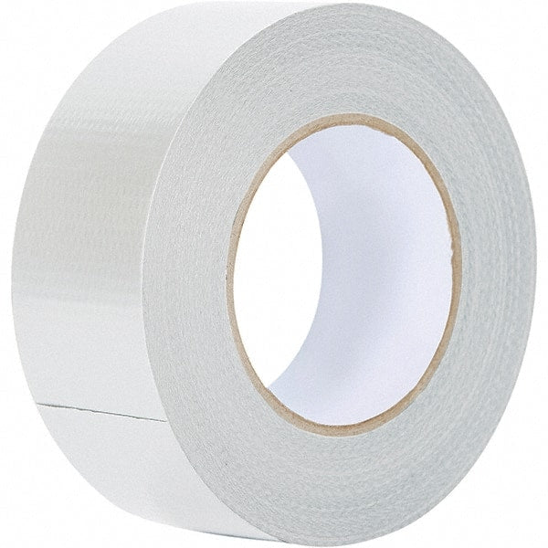 Value Collection - 60 Yd x 2" x 8.7 mil White Polyethylene Cloth Duct Tape - Apex Tool & Supply