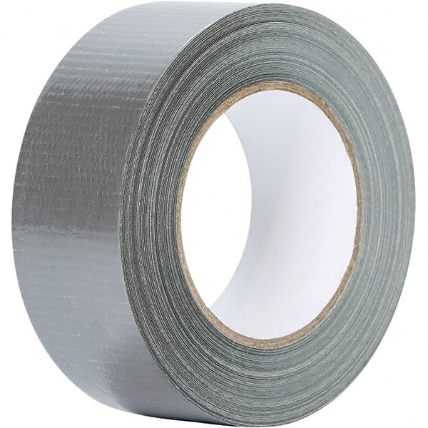 Value Collection - 60 Yd x 2" x 6.7 mil Silver Polyethylene Cloth Duct Tape - Apex Tool & Supply