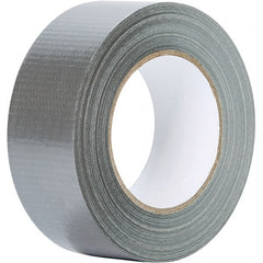 Value Collection - 60 Yd x 2" x 6.7 mil Silver Polyethylene Cloth Duct Tape - Apex Tool & Supply