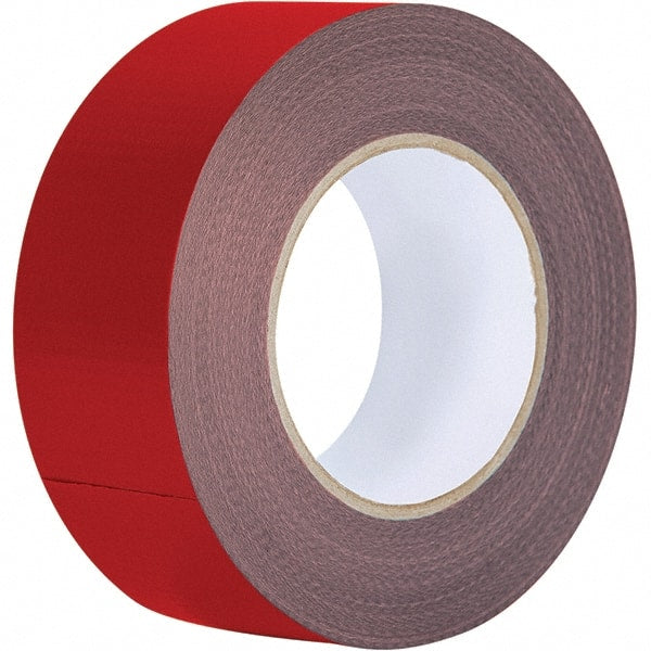 Value Collection - 60 Yd x 2" x 8.7 mil Red Polyethylene Cloth Duct Tape - Apex Tool & Supply