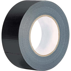 Value Collection - 60 Yd x 2" x 8.7 mil Black Polyethylene Cloth Duct Tape - Apex Tool & Supply