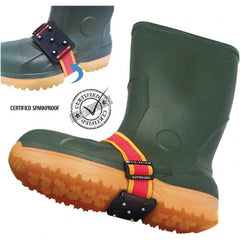 Geroline - Ice Traction Footwear Footwear Style: Strap-On Cleat Traction Type: Steel Studs - Apex Tool & Supply