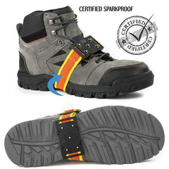 Geroline - Ice Traction Footwear Footwear Style: Strap-On Cleat Traction Type: Steel Studs - Apex Tool & Supply