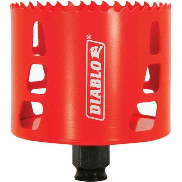 Freud - 3-1/4" Diam, 2-3/8" Cutting Depth, Hole Saw - Bi-Metal Saw, Toothed Edge - Apex Tool & Supply