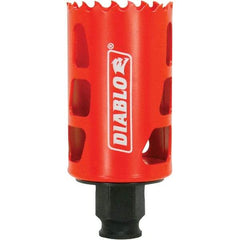 Freud - 1-5/8" Diam, 2-3/8" Cutting Depth, Hole Saw - Bi-Metal Saw, Toothed Edge - Apex Tool & Supply