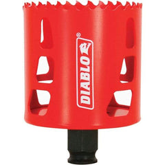 Freud - 2-5/8" Diam, 2-3/8" Cutting Depth, Hole Saw - Bi-Metal Saw, Toothed Edge - Apex Tool & Supply