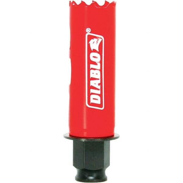 Freud - 1" Diam, 2-3/8" Cutting Depth, Hole Saw - Bi-Metal Saw, Toothed Edge - Apex Tool & Supply