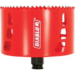 Freud - 4-1/4" Diam, 2-3/8" Cutting Depth, Hole Saw - Bi-Metal Saw, Toothed Edge - Apex Tool & Supply