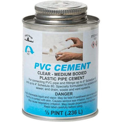 Black Swan - 1/2 Pt Medium Bodied Cement - Clear, Use with PVC - Apex Tool & Supply