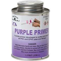 Black Swan - 1/2 Pt All Purpose Primer/Cleaner - Purple, Use with PVC & CPVC - Apex Tool & Supply
