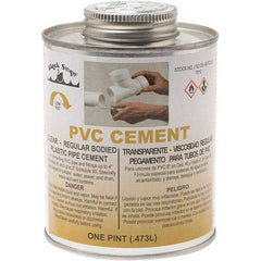 Black Swan - 1 Pt Regular Bodied Cement - Clear, Use with PVC - Apex Tool & Supply
