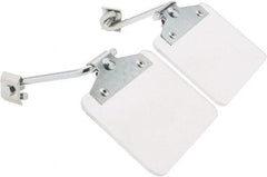 Baldor - Polycarbonate Flat Unlighted Eye Shield - 4" Wide x 5" Long x 1/8" Thick, Direct Mount Base - Apex Tool & Supply
