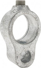 Kee - 1" Pipe, Malleable Iron Gate Hinge Fitting - Galvanized Finish - Apex Tool & Supply