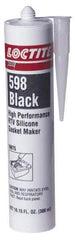 Loctite - 300ml High Performance RTV Silicone Gasket Maker - -75 to 625°F, Black, Comes in Cartridge - Apex Tool & Supply