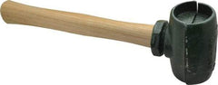 Garland - 3-1/2 Lb Head 2" Face Malleable Iron Split Head Hammer - Wood Handle - Apex Tool & Supply
