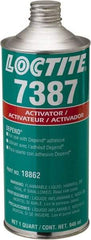 Loctite - 32 Fl Oz, Amber Adhesive Activator - Apex Tool & Supply