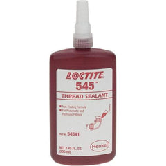 Loctite - 250 mL, Red, Thread Sealant - Series 545 - Apex Tool & Supply