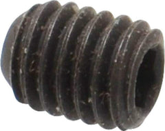 Value Collection - #10-32 UNF, 1/4" OAL, Flat Point Set Screw - Grade 8 Alloy Steel, 3/32" Key - Apex Tool & Supply