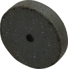 Cratex - 5/8" Diam x 1/16" Hole x 1/8" Thick, Surface Grinding Wheel - Silicon Carbide, Coarse Grade, 25,000 Max RPM, Rubber Bond, No Recess - Apex Tool & Supply