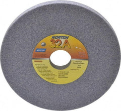 Norton - 7" Diam x 1-1/4" Hole x 1/2" Thick, G Hardness, 46 Grit Surface Grinding Wheel - Aluminum Oxide, Type 1, Coarse Grade, 3,600 Max RPM, Vitrified Bond, No Recess - Apex Tool & Supply