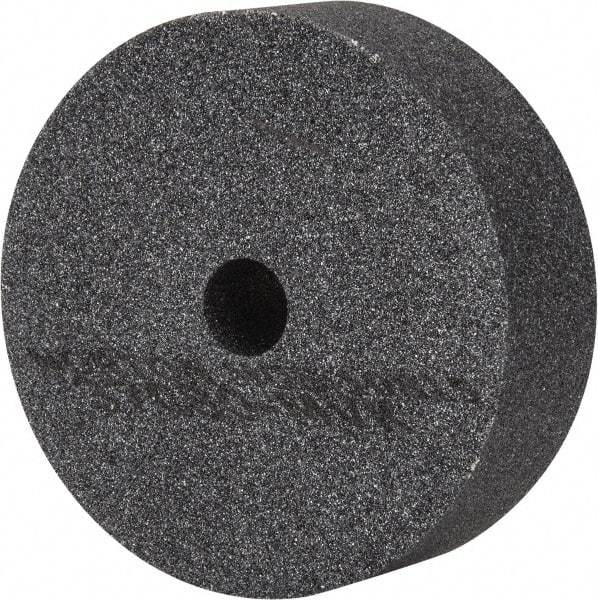 Norton - 80 Grit Silicon Carbide Type 1 Internal Grinding Wheel - 3" Diam x 1/2" Hole x 1" Thick, 10,825 Max RPM, Type 1 Medium Grade, M Hardness, Vitrified Bond, No Recess - Apex Tool & Supply