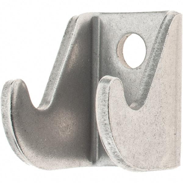De-Sta-Co - 2,000 Lb Capacity, 0.16" Mounting Hole, Stainless Steel Clamp Latch Plate & Hook Assembly - 1-1/2" Base Length x 1.19" Base Width - Apex Tool & Supply