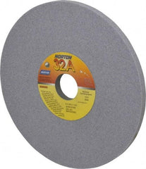 Norton - 8" Diam x 1-1/4" Hole x 3/8" Thick, K Hardness, 60 Grit Surface Grinding Wheel - Aluminum Oxide, Type 1, Medium Grade, 3,600 Max RPM, Vitrified Bond, No Recess - Apex Tool & Supply