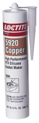 Loctite - 300ml High Performance RTV Silicone Gasket Maker - -65 to 700°F, Copper, Comes in Cartridge - Apex Tool & Supply