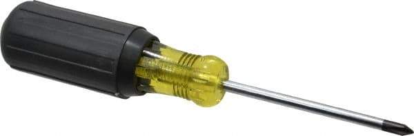 Proto - #1, 6-3/4" OAL, Standard Phillips Screwdriver - 3" Blade Length, Round Shank, Ergonomic Handle - Apex Tool & Supply
