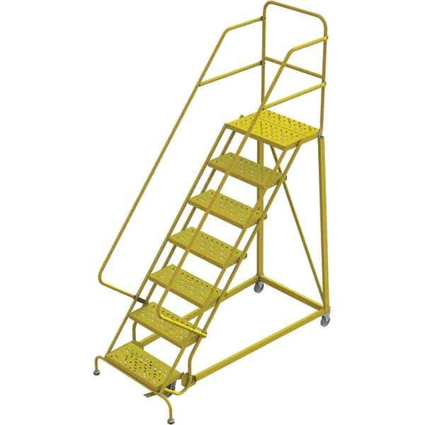 TRI-ARC - Rolling & Wall Mounted Ladders & Platforms Type: Stairway Slope Ladder Style: Forward Descent 50 Degree Incline - Apex Tool & Supply