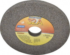 Norton - 60 Grit Aluminum Oxide Type 1 Internal Grinding Wheel - 4" Diam x 3/4" Hole x 1/4" Thick, 8,120 Max RPM, Type 1 Medium Grade, K Hardness, Vitrified Bond, No Recess - Apex Tool & Supply