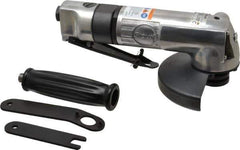 Sioux Tools - 4-1/2" Wheel Diam, 12,000 RPM, Pneumatic Angle & Disc Grinder - 5/8-11 Spindle, 13.2 CFM, Front Exhaust - Apex Tool & Supply
