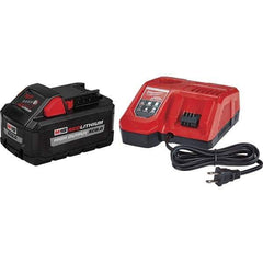 Milwaukee Tool - Power Tool Batteries Voltage: 18.00 Battery Chemistry: Lithium-Ion - Apex Tool & Supply