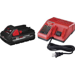 Milwaukee Tool - Power Tool Batteries Voltage: 18.00 Battery Chemistry: Lithium-Ion - Apex Tool & Supply