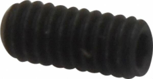 Value Collection - #8-32 UNC, 3/8" OAL, Flat Point Set Screw - Grade 8 Alloy Steel, 5/64" Key - Apex Tool & Supply