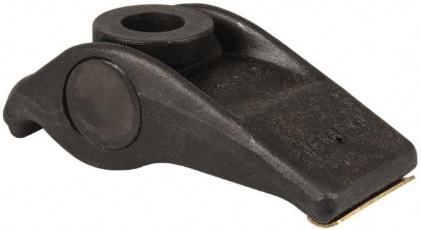 Jergens - 7/8" Stud, 3-1/2" Max Clamping Height, Steel, Adjustable & Self-Positioning Strap Clamp - 7" Long, 3" Wide, 2-3/8" High, 4-1/4" Heel to Stud Center - Apex Tool & Supply