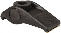Jergens - 7/8" Stud, 3-1/2" Max Clamping Height, Steel, Adjustable & Self-Positioning Strap Clamp - 7" Long, 3" Wide, 2-3/8" High, 4-1/4" Heel to Stud Center - Apex Tool & Supply