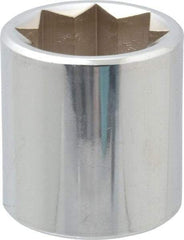 Proto - 1", 1/2" Drive, Standard Hand Socket - 8 Points, 1-3/4" OAL, Alloy Steel, Chrome Finish - Apex Tool & Supply