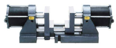 Heinrich - 8" Jaw Width, 14" Max Jaw Opening, 7-25/32" Throat Depth, Air Self Centering Vise - 5-1/4" Stroke Length, 38-1/4" OAL x 11" OAW x 12-5/8" OAH - Apex Tool & Supply