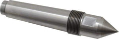 Riten - 1-1/4" Head Diam, Carbide-Tipped Steel Standard Point Solid Dead Center - 4MT Morse Taper, 1-1/4" Point Diam, 2" Point Length, 2-29/32" OAL - Apex Tool & Supply