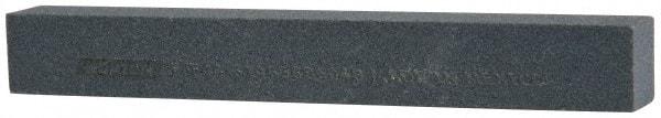 Norton - 4" Long x 1/2" Wide x 1/2" Thick, Silicon Carbide Sharpening Stone - Square, Fine Grade - Apex Tool & Supply